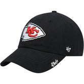 Kansas City Chiefs '47 Women's Miata Clean Up Secondary Adjustable Hat - Black - 47 brand