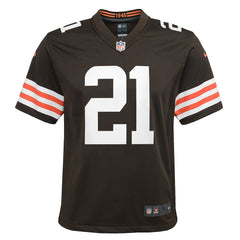 Denzel Ward Cleveland Browns Youth Game Jersey - Brown - Nike