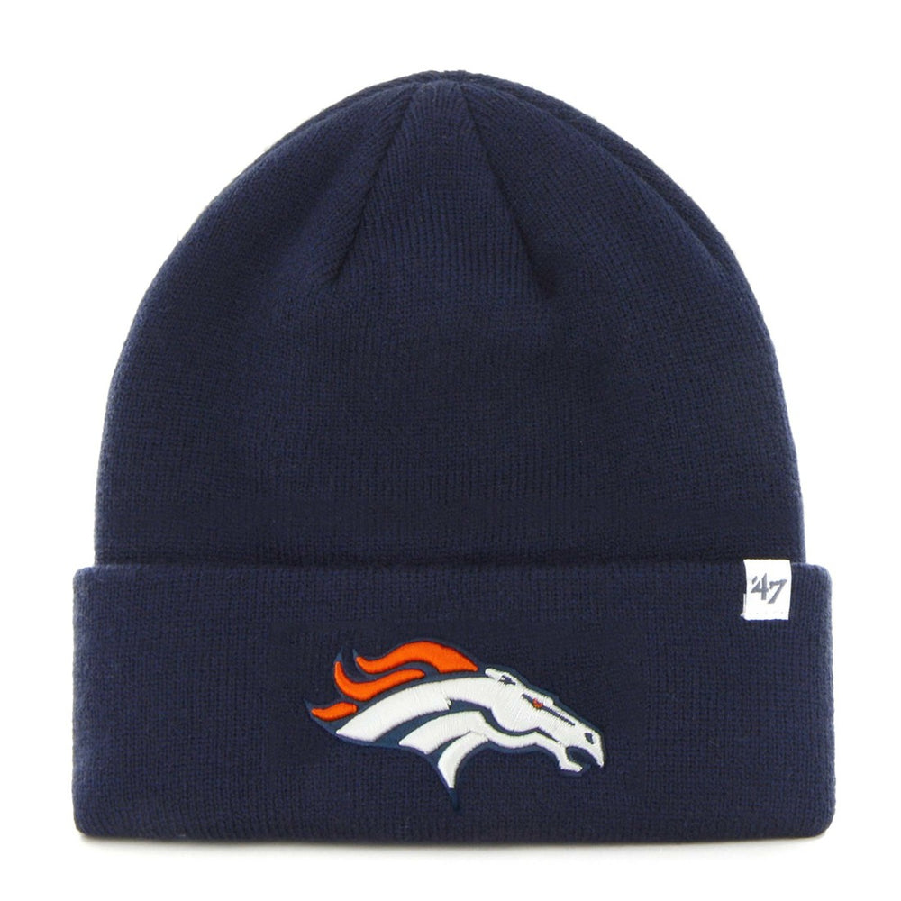 Denver Broncos '47 Primary Basic Cuffed Knit Hat - Navy - 47 brand