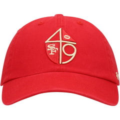 San Francisco 49ers '47 Clean Up Adjustable Hat - Scarlet - 47 brand