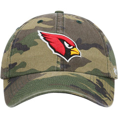 Arizona Cardinals '47 Woodland Clean Up Adjustable Hat - Camo - 47 brand