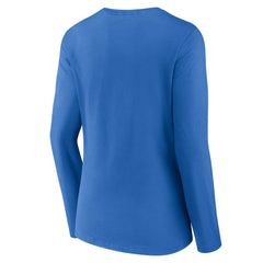 Los Angeles Chargers Women's Primary Team Logo Long Sleeve V-Neck T-Shirt - Powder Blue - NFL