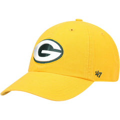 Green Bay Packers '47 Secondary Clean Up Adjustable Hat - Gold - 47 brand