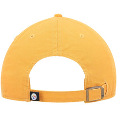 Pittsburgh Steelers '47 Clean Up Alternate Adjustable Hat - Gold - 47 brand