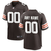 Cleveland Browns Custom Game Jersey - Brown - Nike
