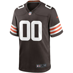 Cleveland Browns Custom Game Jersey - Brown - Nike