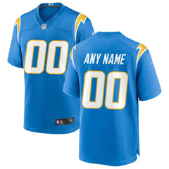 Los Angeles Chargers Custom Game Jersey - Powder Blue - Nike