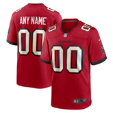 Men's Red Tampa Bay Buccaneers Team Custom Game Jersey - Nike