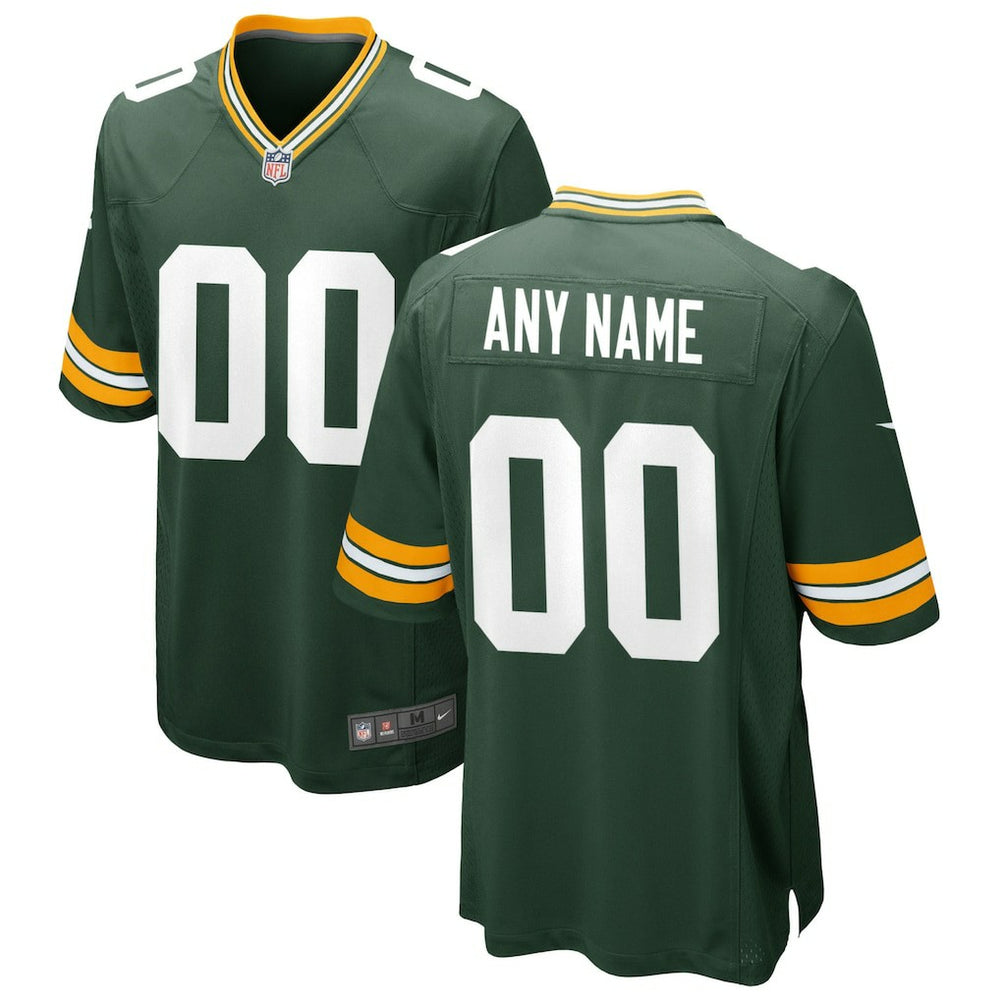 Green Bay Packers Custom Game Jersey - Green - Nike