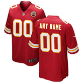 Kansas City Chiefs Custom Game Jersey - Red - Nike