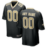 New Orleans Saints Custom Game Jersey - Black - Nike
