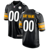 Pittsburgh Steelers Custom Game Jersey - Black - Nike