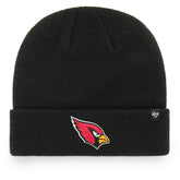 Arizona Cardinals '47 Youth Basic Cuffed Knit Hat - Black - 47 brand