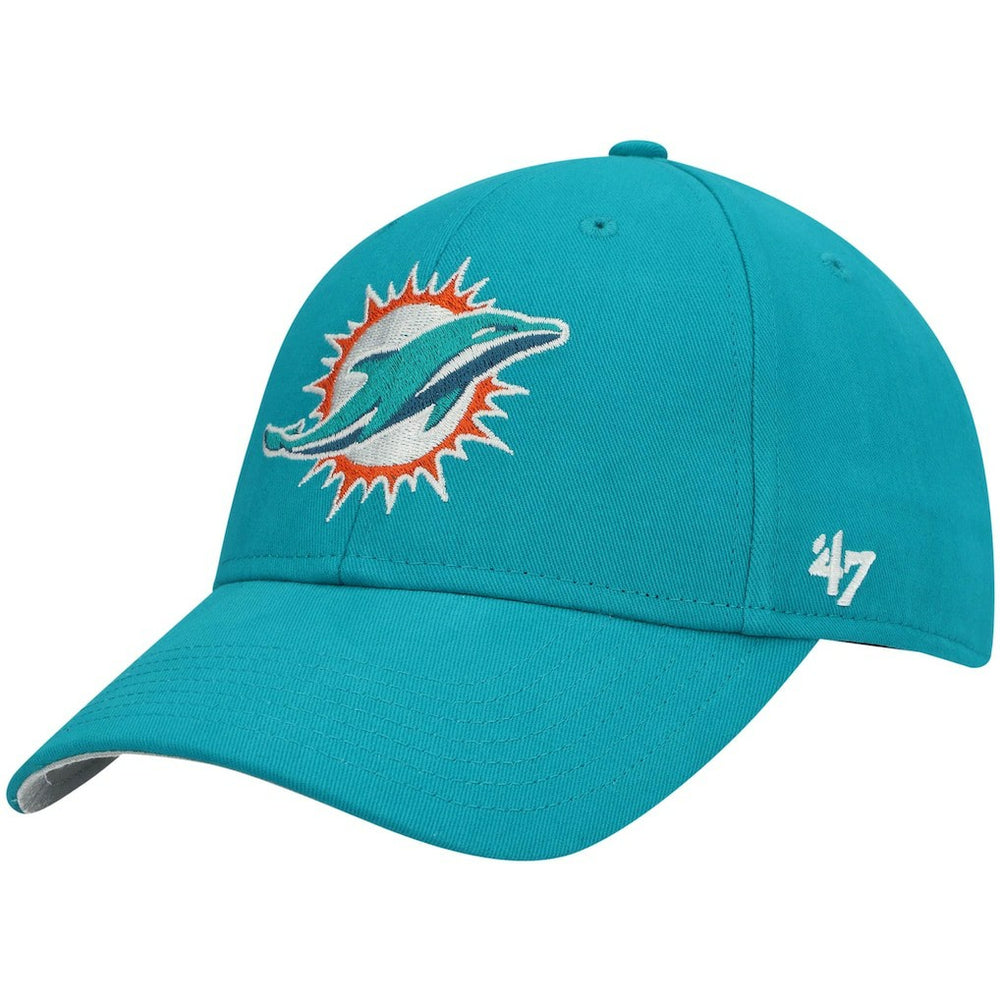 Miami Dolphins '47 Youth Basic MVP Adjustable Hat - Aqua - 47 brand