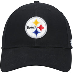 Pittsburgh Steelers '47 Youth Basic MVP Adjustable Hat - Black - 47 brand