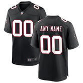 Atlanta Falcons Throwback Custom Game Jersey - Black - Nike