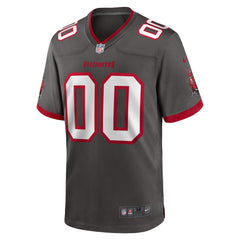 Tampa Bay Buccaneers Alternate Custom Game Jersey - Pewter - Nike