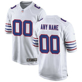 Buffalo Bills Alternate Custom Game Jersey - White - Nike