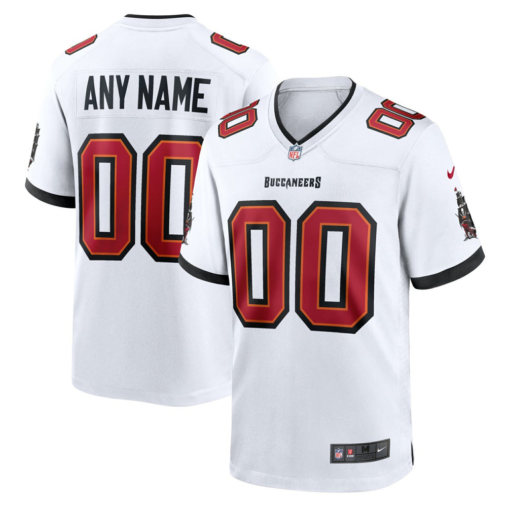 Men's White Tampa Bay Buccaneers White Custom Game Jersey - Nike
