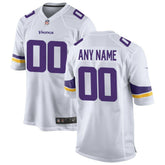 Minnesota Vikings Custom Game Jersey - White - Nike