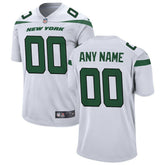 New York Jets Custom Game Jersey - White - Nike