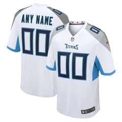 Tennessee Titans Custom Game Jersey - White - Nike
