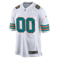 Miami Dolphins Alternate Custom Game Jersey - White - Nike