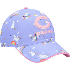 Chicago Bears '47 Girls Preschool Unicorn Clean Up Adjustable Hat - Purple - 47 brand