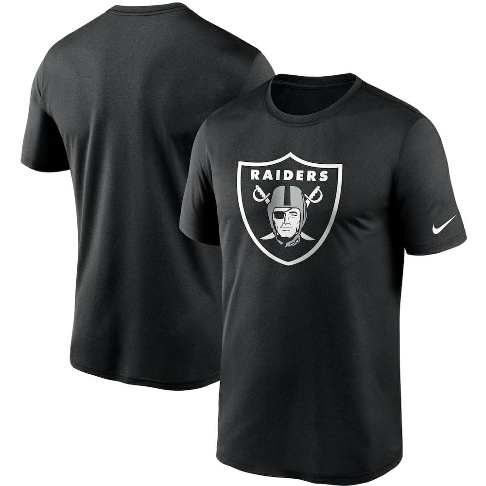 Las Vegas Raiders Logo Essential Legend Performance T-Shirt - Black - Nike