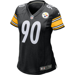 T.J. Watt Pittsburgh Steelers Women's Game Jersey - Black - Nike