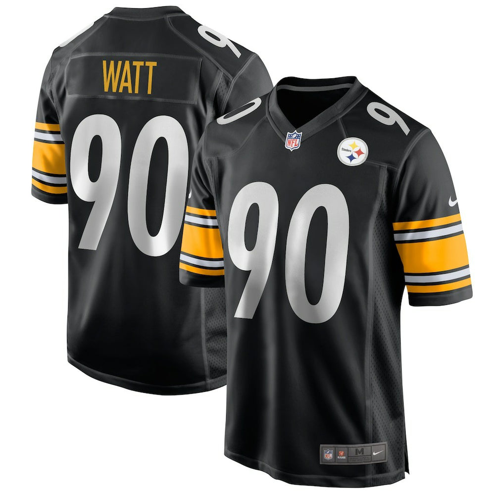 T.J. Watt Pittsburgh Steelers Game Jersey - Black - Nike