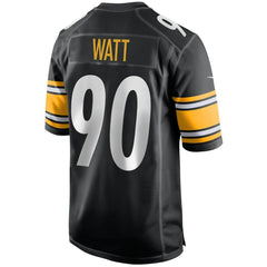 T.J. Watt Pittsburgh Steelers Game Jersey - Black - Nike