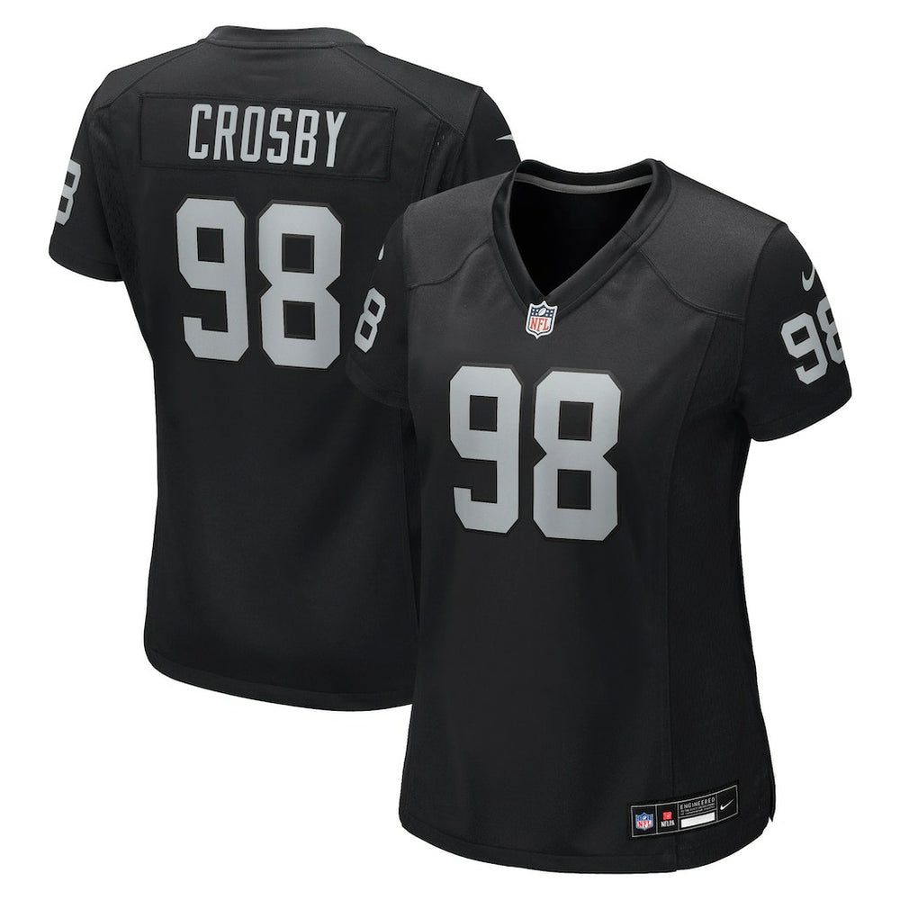 Maxx Crosby Las Vegas Raiders Women's Jersey - Black - Nike