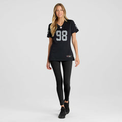 Maxx Crosby Las Vegas Raiders Women's Jersey - Black - Nike