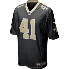 Alvin Kamara New Orleans Saints Game Jersey - Black - Nike