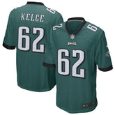 Jason Kelce Philadelphia Eagles Game Jersey - Midnight Green - Nike