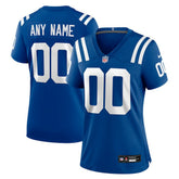 Indianapolis Colts Women's Custom Game Jersey - Royal - Nike