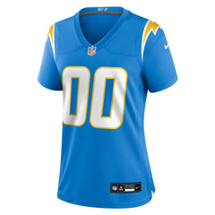 Los Angeles Chargers Women's Custom Game Jersey - Powder Blue - Nike