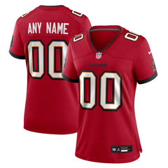 Tampa Bay Buccaneers Women's Custom Game Jersey - Red - Nike