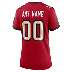 Tampa Bay Buccaneers Women's Custom Game Jersey - Red - Nike