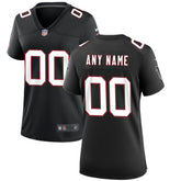 Atlanta Falcons Women's Throwback Custom Game Jersey - Black - Nike