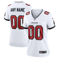 Tampa Bay Buccaneers Women's Custom Game Jersey - White - Nike