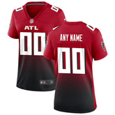 Atlanta Falcons Women's Alternate Custom Game Jersey - Red - Nike