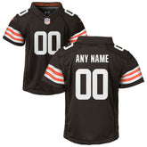 Cleveland Browns Youth Custom Game Jersey - Brown - Nike