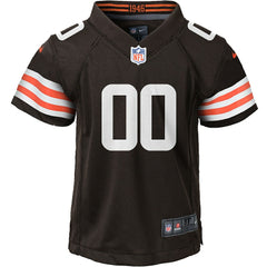 Cleveland Browns Youth Custom Game Jersey - Brown - Nike