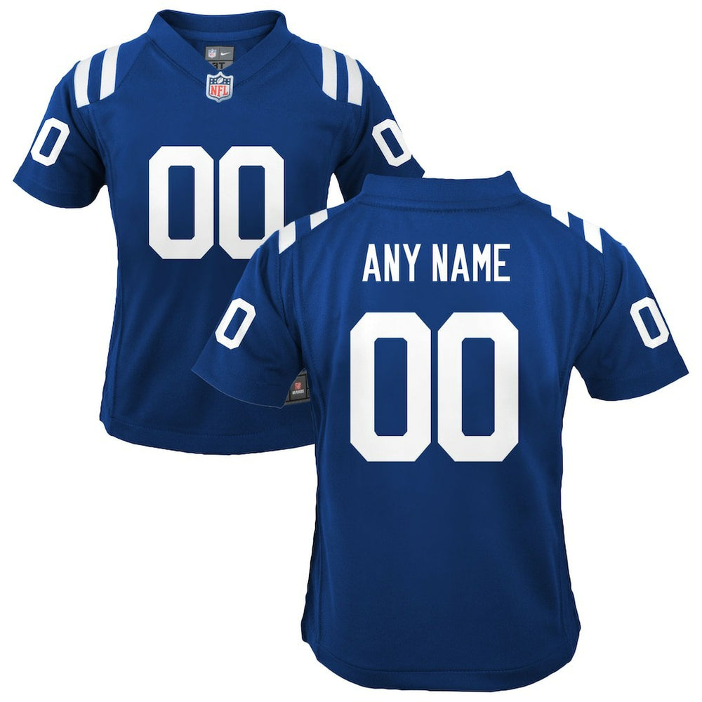 Indianapolis Colts Youth Custom Game Jersey - Royal - Nike