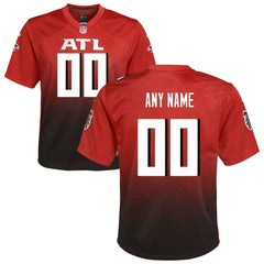 Atlanta Falcons Youth Alternate Custom Game Jersey - Red - Nike