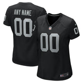 Las Vegas Raiders Women's Custom Game Jersey - Black - Nike