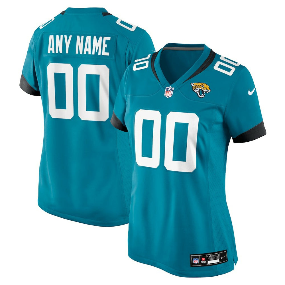 Jacksonville Jaguars Women's Custom Team Jersey - Teal - Nike