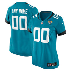 Jacksonville Jaguars Women's Custom Team Jersey - Teal - Nike